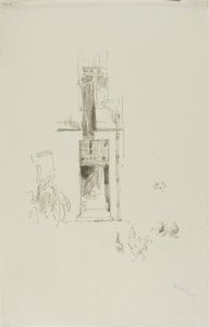 Tuppar och höns, Hôtel Colbert av James McNeill Whistler