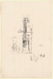 Tuppar och höns, Hôtel Colbert av James McNeill Whistler