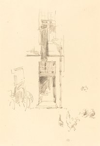Tuppar och höns, Hôtel Colbert av James Abbott McNeill Whistler