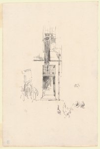 Tuppar och höns, Hôtel Colbert av James Abbott McNeill Whistler
