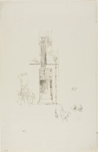 Tuppar och höns, Hôtel Colbert av James Abbott McNeill Whistler