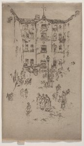 Innergård, Bryssel av James McNeill Whistler