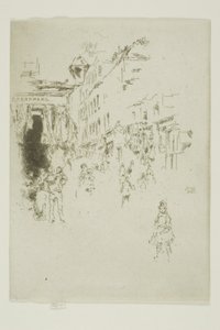 Cutler Street, Hounsditch av James Abbott McNeill Whistler