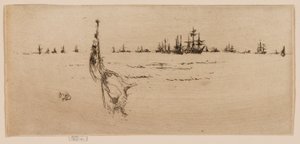 Doppa flaggan av James Abbott McNeill Whistler