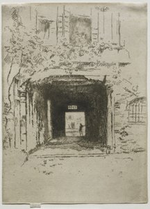 Dörröppning och vinranka av James McNeill Whistler