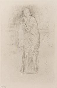Draperad modell av James Abbott McNeill Whistler