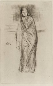Draperad modell av James Abbott McNeill Whistler