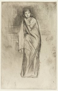Draperad modell av James Abbott McNeill Whistler