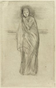 Draperad modell av James Abbott McNeill Whistler
