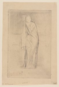 Draperad modell av James Abbott McNeill Whistler