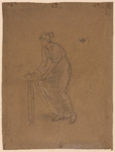 Draperad modell av James McNeill Whistler