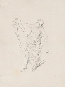 Draperad modell, Dans av James McNeill Whistler