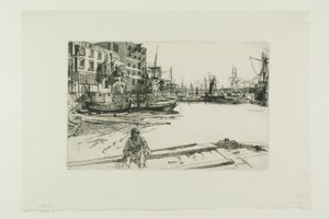 Eagle Wharf av James Abbott McNeill Whistler