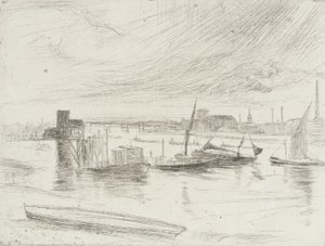 Tidig morgon, Battersea av James McNeill Whistler