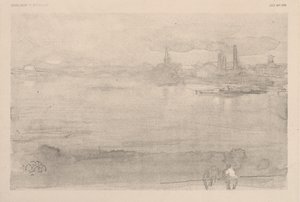 Tidig morgon: Themsen vid Battersea av James McNeill Whistler