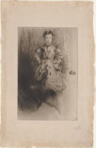 Elinor Leyland av James Abbott McNeill Whistler
