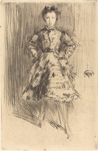 Elinor Leyland av James Abbott McNeill Whistler