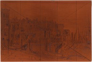 Etsplåt: Thames Police av James Abbott McNeill Whistler