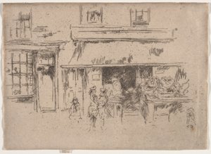 Exeter Street av James McNeill Whistler