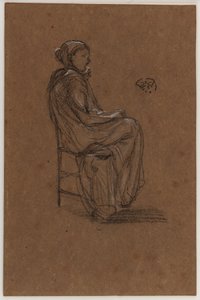 Kvinnlig figur, sittande av James Abbott McNeill Whistler