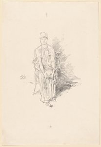 Figurstudie i färger av James Abbott McNeill Whistler