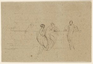 Figurer vid ett räcke av James McNeill Whistler