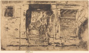 Fiskbutik, Venedig av James McNeill Whistler