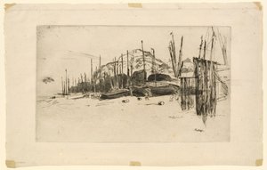 Fiskebåtar, Hastings av James Abbott McNeill Whistler