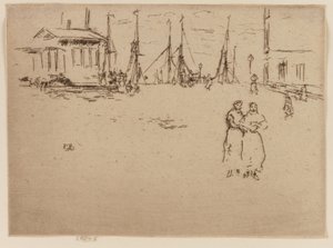Fiskekajen, Oostende av James Abbott McNeill Whistler