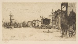 Frihandelskajen av James McNeill Whistler
