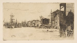 Frihandelskajen av James McNeill Whistler