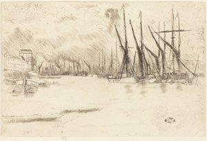 Från Pickle-Herring-trappan av James McNeill Whistler