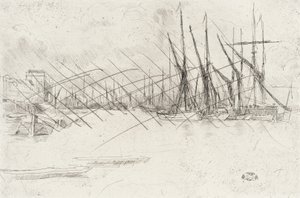 Från Pickle-Herring-trappan av James McNeill Whistler