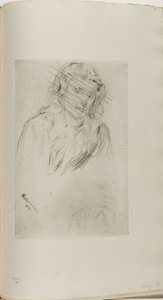 Fumettes böjda huvud av James McNeill Whistler