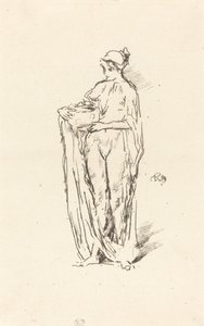 Flicka med skål av James Abbott McNeill Whistler