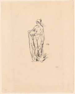 Flicka med skål av James Abbott McNeill Whistler