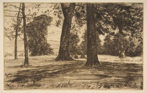 Greenwich Park av James McNeill Whistler
