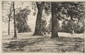 Greenwich Park av James McNeill Whistler