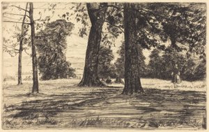 Greenwich Park av James McNeill Whistler
