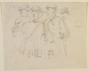Grupp om fyra män av James Abbott McNeill Whistler