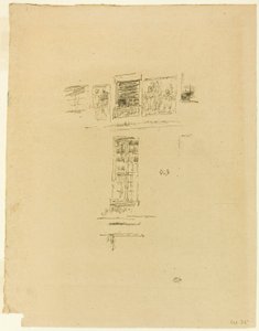 Hôtel Colbert, Windows av James McNeill Whistler