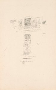 Hôtel Colbert, Fönster av James McNeill Whistler