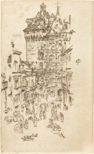 Rådhuset, Loches av James Abbott McNeill Whistler