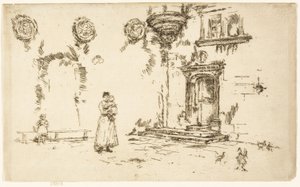 Hotel Lallemant, Bourges av James Abbott McNeill Whistler
