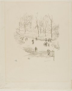 Kensington Gardens av James Abbott McNeill Whistler
