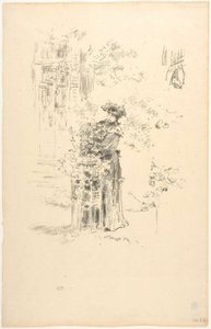 Den vackra trädgårdsmästaren av James Abbott McNeill Whistler