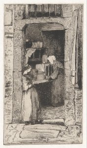 La Marchande de Moutarde (Senapssäljaren), från den franska uppsättningen (Douze Eaux-Fortes d av James Abbott McNeill Whistler