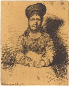 La Retameuse av James Abbott McNeill Whistler