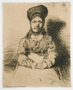 Kittelflickerskan av James McNeill Whistler