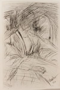 Dam i en fåtölj av James Abbott McNeill Whistler